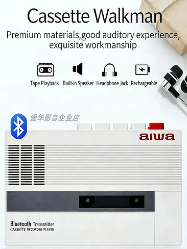 REPRODUCIDOR Y GRABADOR DE CASSETTE PREMIUM AIWA CON BLUETOOTH! 📟 ¡ARTÍCULO DE COLECCIÓN 1