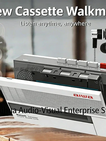 REPRODUCIDOR Y GRABADOR DE CASSETTE PREMIUM AIWA CON BLUETOOTH! 📟 ¡ARTÍCULO DE COLECCIÓN 4