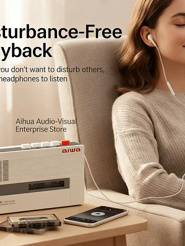 REPRODUCIDOR Y GRABADOR DE CASSETTE PREMIUM AIWA CON BLUETOOTH! 📟 ¡ARTÍCULO DE COLECCIÓN 5