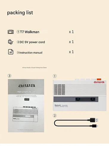 REPRODUCIDOR Y GRABADOR DE CASSETTE PREMIUM AIWA CON BLUETOOTH! 📟 ¡ARTÍCULO DE COLECCIÓN 6