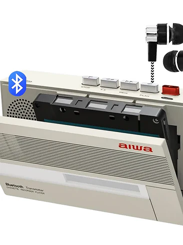 REPRODUCIDOR Y GRABADOR DE CASSETTE PREMIUM AIWA CON BLUETOOTH! 📟 ¡ARTÍCULO DE COLECCIÓN 7