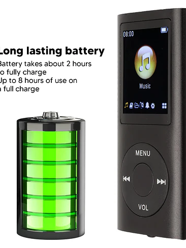 📱 ¡REPRODUCTOR MULTIMEDIA MP3 / MP4 NVPONE HIFI CON BLUETOOTH 5.0! 🎵⚡ 5
