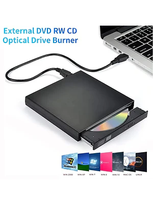 🔥💻 UNIDAD EXTERNA DVD RW / CD – LECTOR Y GRABADOR ÓPTICO USB 💻🔥