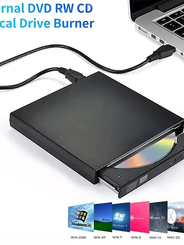 🔥💻 UNIDAD EXTERNA DVD RW / CD – LECTOR Y GRABADOR ÓPTICO USB 💻🔥 1
