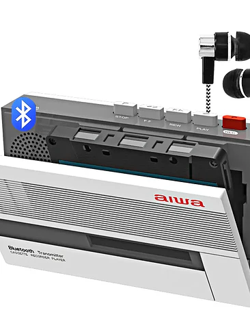 REPRODUCIDOR Y GRABADOR DE CASSETTE PREMIUM AIWA CON BLUETOOTH! 📟 ¡ARTÍCULO DE COLECCIÓN 8