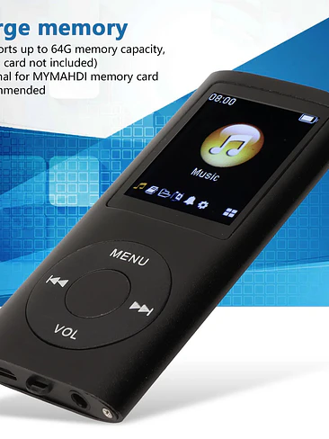 📱 ¡REPRODUCTOR MULTIMEDIA MP3 / MP4 NVPONE HIFI CON BLUETOOTH 5.0! 🎵⚡ 6