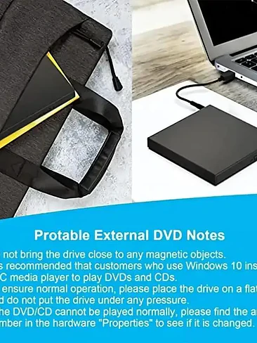 🔥💻 UNIDAD EXTERNA DVD RW / CD – LECTOR Y GRABADOR ÓPTICO USB 💻🔥 4