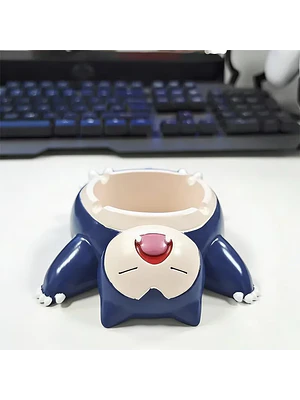 💤 ¡CENICERO MULTIUSO DE CERÁMICA PREMIUM SNORLAX DURMIENDO! 🐹💤
