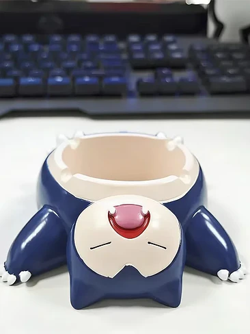 💤 ¡CENICERO MULTIUSO DE CERÁMICA PREMIUM SNORLAX DURMIENDO! 🐹💤 1