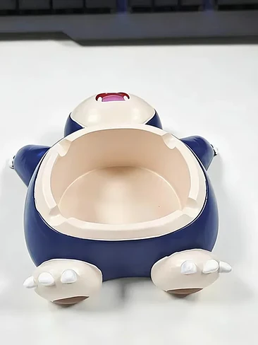 💤 ¡CENICERO MULTIUSO DE CERÁMICA PREMIUM SNORLAX DURMIENDO! 🐹💤 2