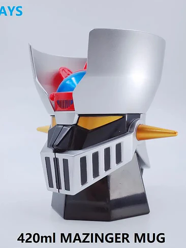 🤖 ¡TAZÓN MUG DE ALEACIÓN PREMIUM MAZINGER Z ALLOY CUP - EDICIÓN COLECCIONABLE ES-GOKIN SERIES 12! 🚀✨ 1