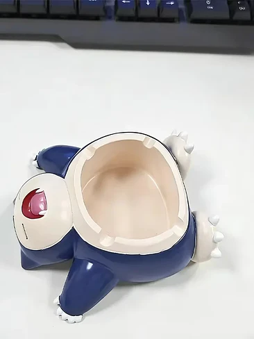 💤 ¡CENICERO MULTIUSO DE CERÁMICA PREMIUM SNORLAX DURMIENDO! 🐹💤 3