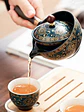 🍵 ¡SET DE TÉ CERÁMICO GONGFU CON ROTACIÓN DE 360° Y ESTUCHE DE VIAJE PREMIUM! 🏔️✨ - Miniatura 2