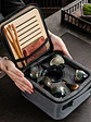 🍵 ¡SET DE TÉ CERÁMICO GONGFU CON ROTACIÓN DE 360° Y ESTUCHE DE VIAJE PREMIUM! 🏔️✨ - Miniatura 4