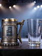 Ruru Metallica Guitar Handle Beer Mug, Ride The Lightning 1984 Collectible Coffee Cup for Rock Fans - thumbnail 2