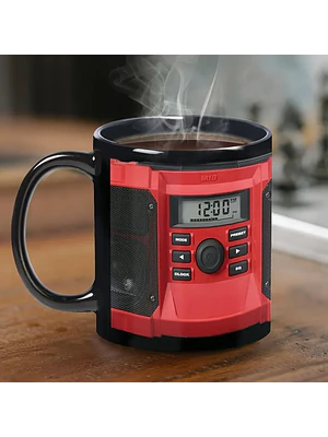 ☕ ¡TAZÓN MUG PREMIUM MILWAUKEE M18 ESTILO RADIO DE OBRA TRABAJO PESADO! 🛠️🔥
