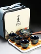 🍵 ¡SET DE TÉ CERÁMICO GONGFU CON ROTACIÓN DE 360° Y ESTUCHE DE VIAJE PREMIUM! 🏔️✨ - Miniatura 7