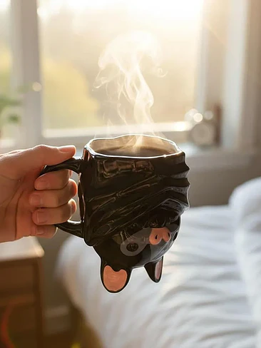 🦇 ¡TAZÓN MUG DE CERÁMICA PREMIUM MURCIÉLAGO VAMPIRO REVERSIBLE! 🖤✨ 2