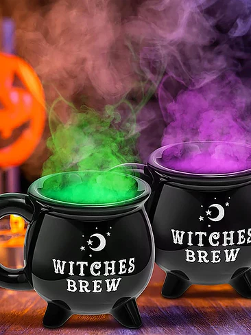 🔮 ¡TAZÓN MÁGICO CALDERO DE BRUJA WITCHES BREW! 🖤✨ 2