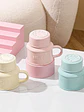 🍶 ¡TAZÓN MUG DE CERÁMICA PREMIUM PREMIUM CON TAPA / BOTELLA WATER 420ML! 🌸✨ - Miniatura 3