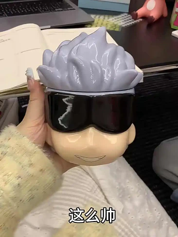 👁️ ¡TAZONES MUG DE CERÁMICA PREMIUM JUJUTSU KAISEN - EDICIÓN COLECCIONABLE GOJO SATORU Y SUGURU GETO / KENJAKU! 💥🔮 4