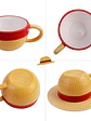 👒 ¡SET DE TAZAS COLECCIONABLES ANIME ONE PIECE - SOMBREROS DE LOS TRES HERMANOS AS, SABO Y LUFFY! 🏴‍☠️🔥 - thumbnail 6