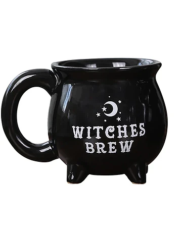 🔮 ¡TAZÓN MÁGICO CALDERO DE BRUJA WITCHES BREW! 🖤✨ 7