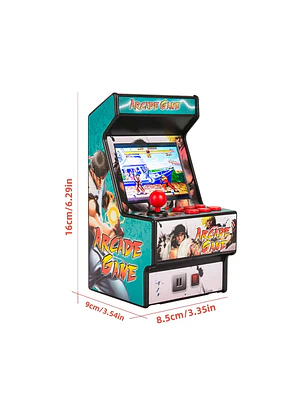 🕹️ ¡MINI MÁQUINA ARCADE PORTÁTIL RETRO DE 16 BITS! 👾✨