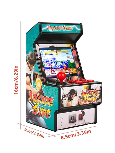 🕹️ ¡MINI MÁQUINA ARCADE PORTÁTIL RETRO DE 16 BITS! 👾✨ 2