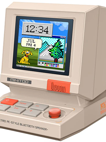 🖥️ ¡PARLANTE BLUETOOTH RETRO PIXEL ART DIVOOM MINITOO! 🎨🔊 1