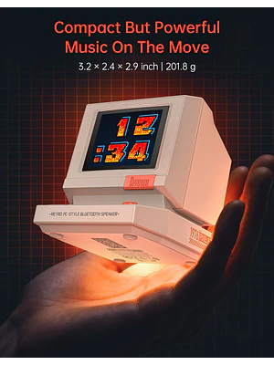 🖥️ ¡PARLANTE BLUETOOTH RETRO PIXEL ART DIVOOM MINITOO! 🎨🔊