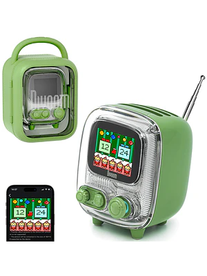 📺 ¡PARLANTE BLUETOOTH RETRO PIXEL ART DIVOOM TIVOO-2 CON RADIO FM! 🎨