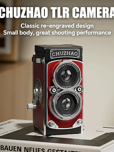 📸 ¡CÁMARA DIGITAL RETRO TLR CHUZHAO 100% ORIGINAL! 🎞️✨ 2