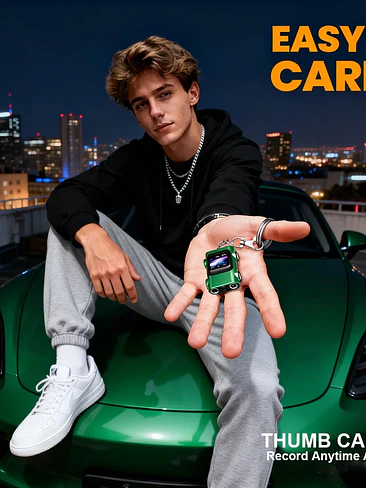 📸 ¡MINI CÁMARA DIGITAL MAGECAM 2K ULTRA HD ESTILO AUTO DE CARRERAS! 🏎️✨ 3