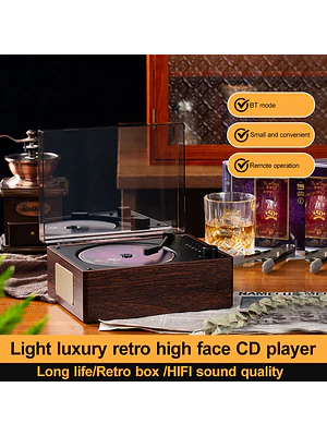 💿 ¡REPRODUCTOR DE CD RETRO LIGHT LUXURY PREMIUM! ✨🎶