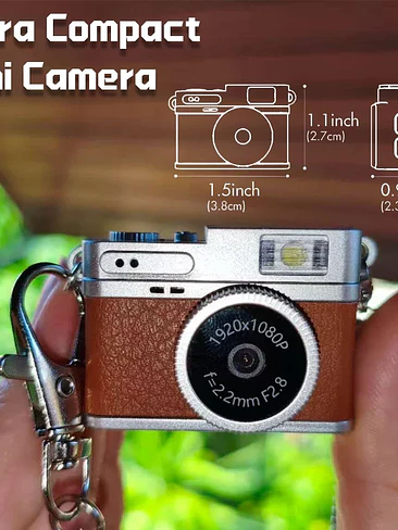 📸 ¡MINI CÁMARA DIGITAL ULTRA COMPACTA RETRO VINTAGE! 🎞️✨ 1