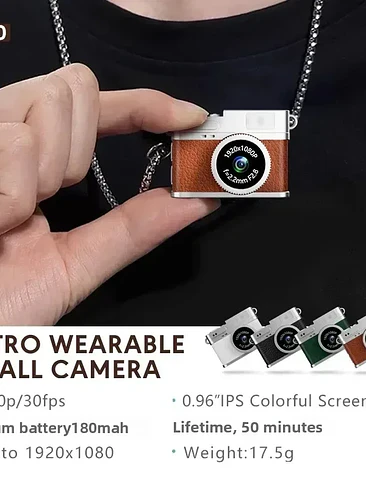 📸 ¡MINI CÁMARA DIGITAL ULTRA COMPACTA RETRO VINTAGE! 🎞️✨ 3