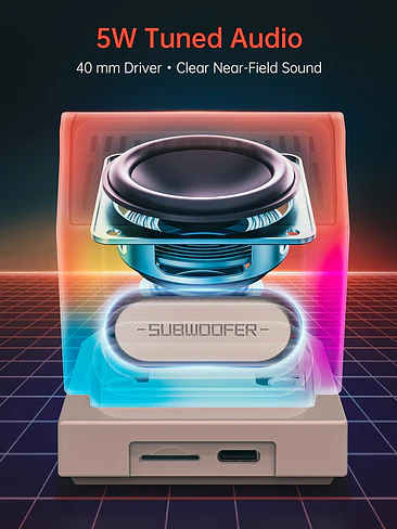 🖥️ ¡PARLANTE BLUETOOTH RETRO PIXEL ART DIVOOM MINITOO! 🎨🔊 4