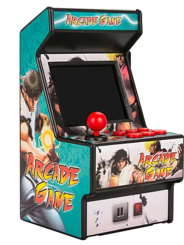 🕹️ ¡MINI MÁQUINA ARCADE PORTÁTIL RETRO DE 16 BITS! 👾✨ 8