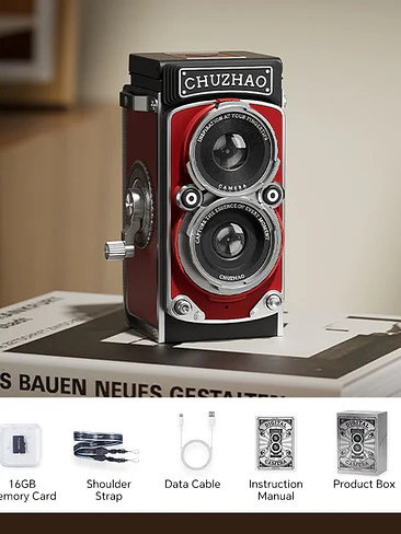 📸 ¡CÁMARA DIGITAL RETRO TLR CHUZHAO 100% ORIGINAL! 🎞️✨ 7