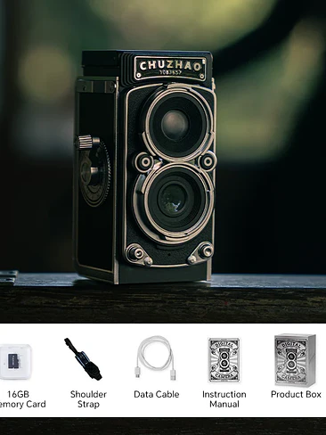 📸 ¡CÁMARA DIGITAL RETRO TLR CHUZHAO 100% ORIGINAL! 🎞️✨ 8