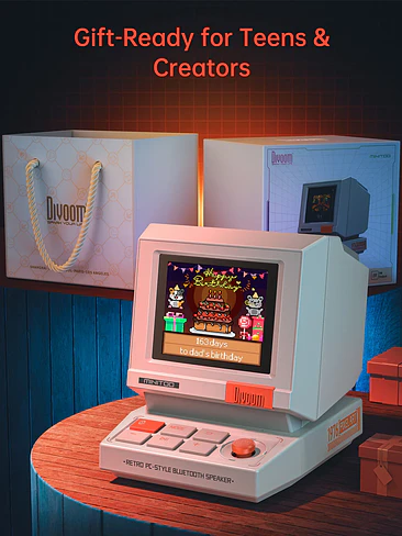 🖥️ ¡PARLANTE BLUETOOTH RETRO PIXEL ART DIVOOM MINITOO! 🎨🔊 6