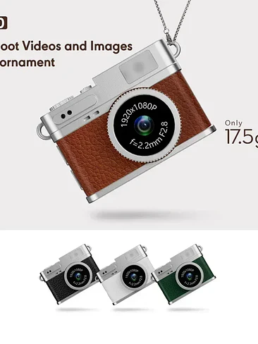 📸 ¡MINI CÁMARA DIGITAL ULTRA COMPACTA RETRO VINTAGE! 🎞️✨ 6