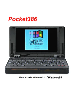 🕹️ ¡MINI COMPUTADORA PORTÁTIL RETRO POCKET X86 SERIES CYBERPUNK! 💻✨