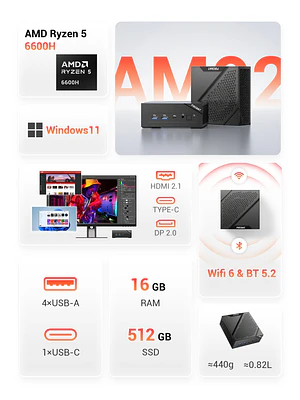 ⚡ FIREBAT AM02: Todo sobre la mini PC que revoluciona el rendimiento compacto