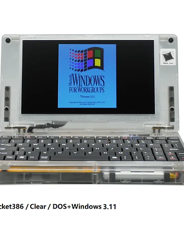 🕹️ ¡MINI COMPUTADORA PORTÁTIL RETRO POCKET X86 SERIES CYBERPUNK! 💻✨ 9