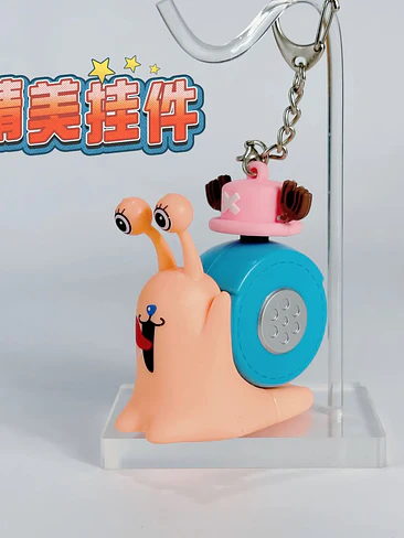🐌 ¡El Coleccionable Definitivo de One Piece! Llaveros Grabadores de Den Den Mushi 🏴‍☠️✨ 7