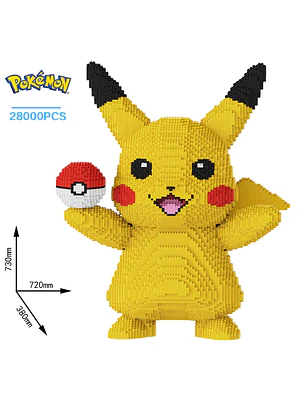 ⚡ ¡EL DESAFÍO POKÉMON DEFINITIVO! CONSTRUYE TU PROPIO PIKACHU GIGANTE DE 28,000 PIEZAS ⚡