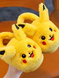 🐾 ¡PISADAS LLENAS DE MAGIA! PANTUFLAS DE PELUCHE ULTRA SUAVES DE PIKACHU Y CINNAMOROLL 🐾 - Miniatura 1