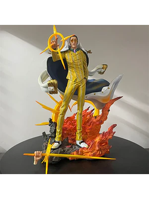 🌋 ¡EL PODER DE LA LUZ EN TU COLECCIÓN! ESTATUA PREMIUM DEL ALMIRANTE KIZARU BORSALINO (ONE PIECE) 🌋